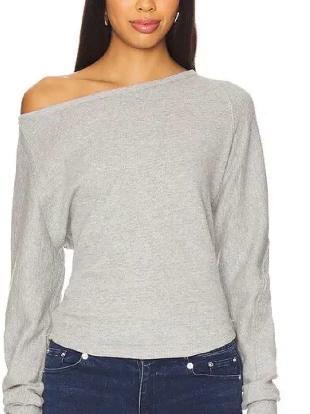 Free People We The Free One shoulder Sweater XS